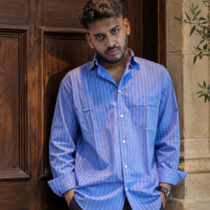 RUCHE Azure Pinstripe