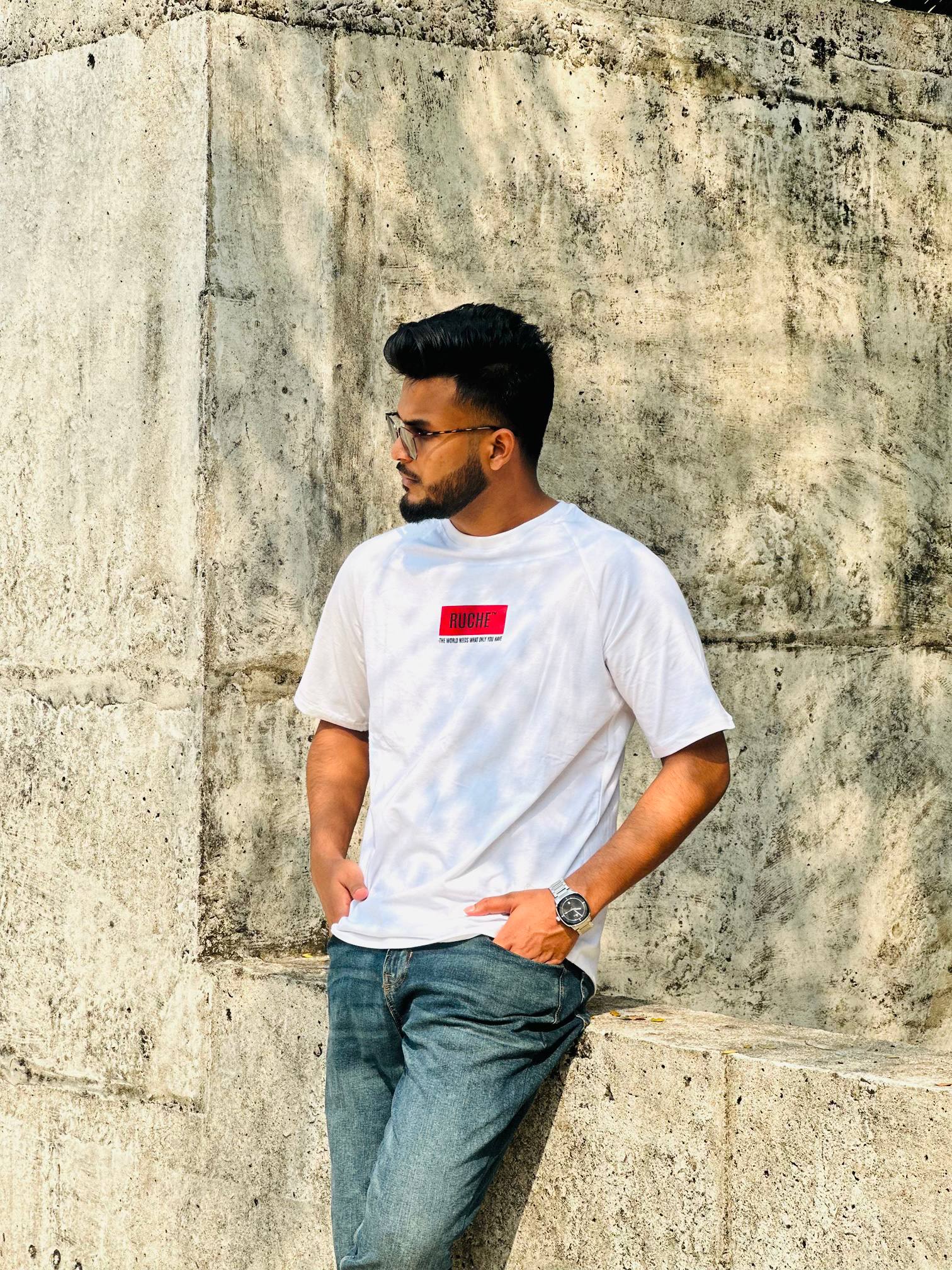 ruche ivory statement tee ruche ivory statement tee