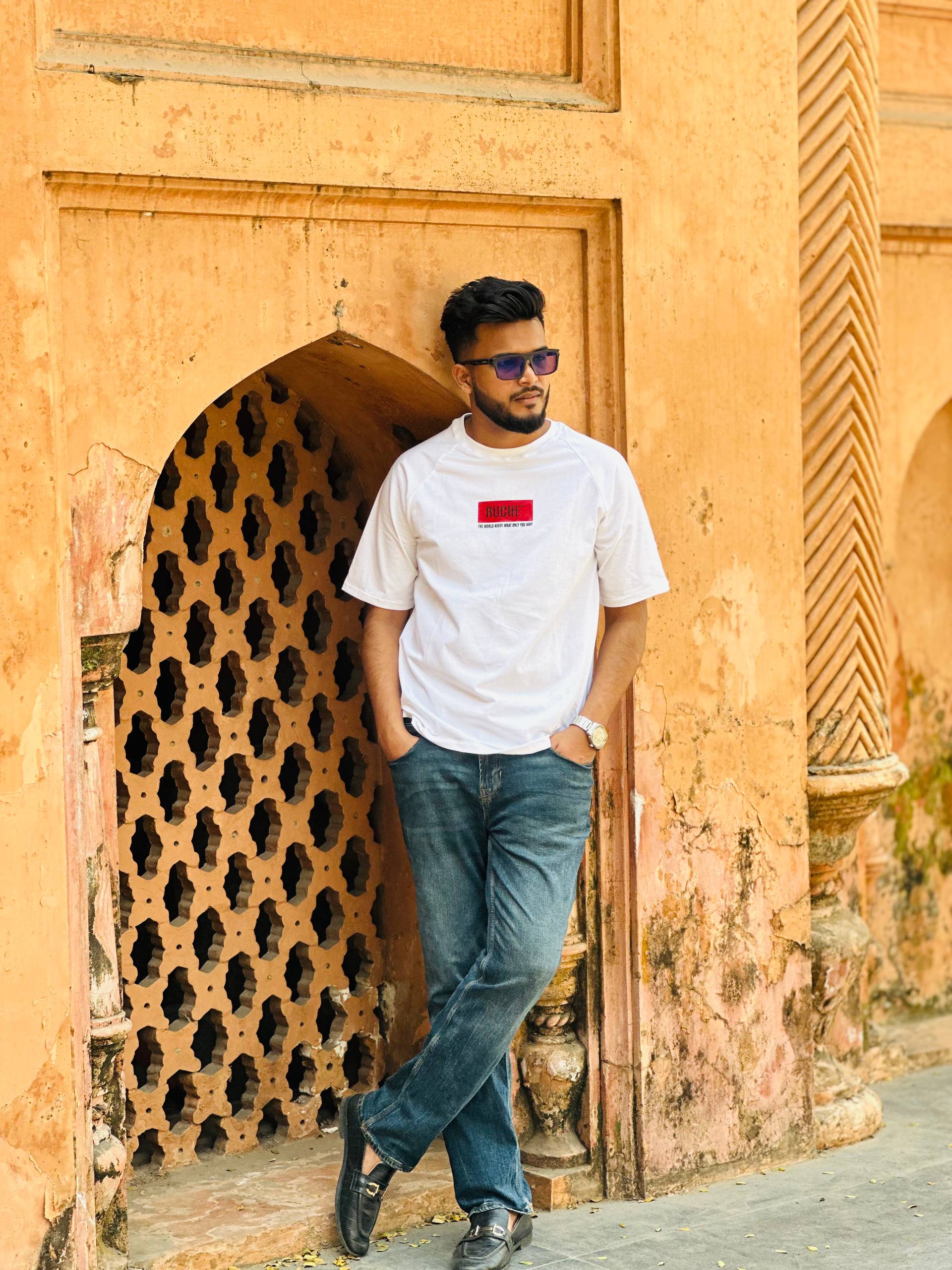 ruche ivory statement tee ruche ivory statement tee