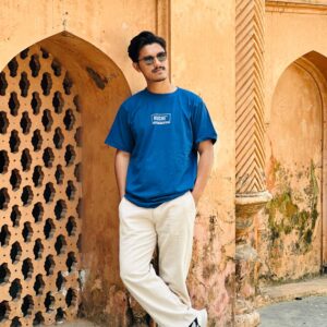ruche classic logo tee – royal blue