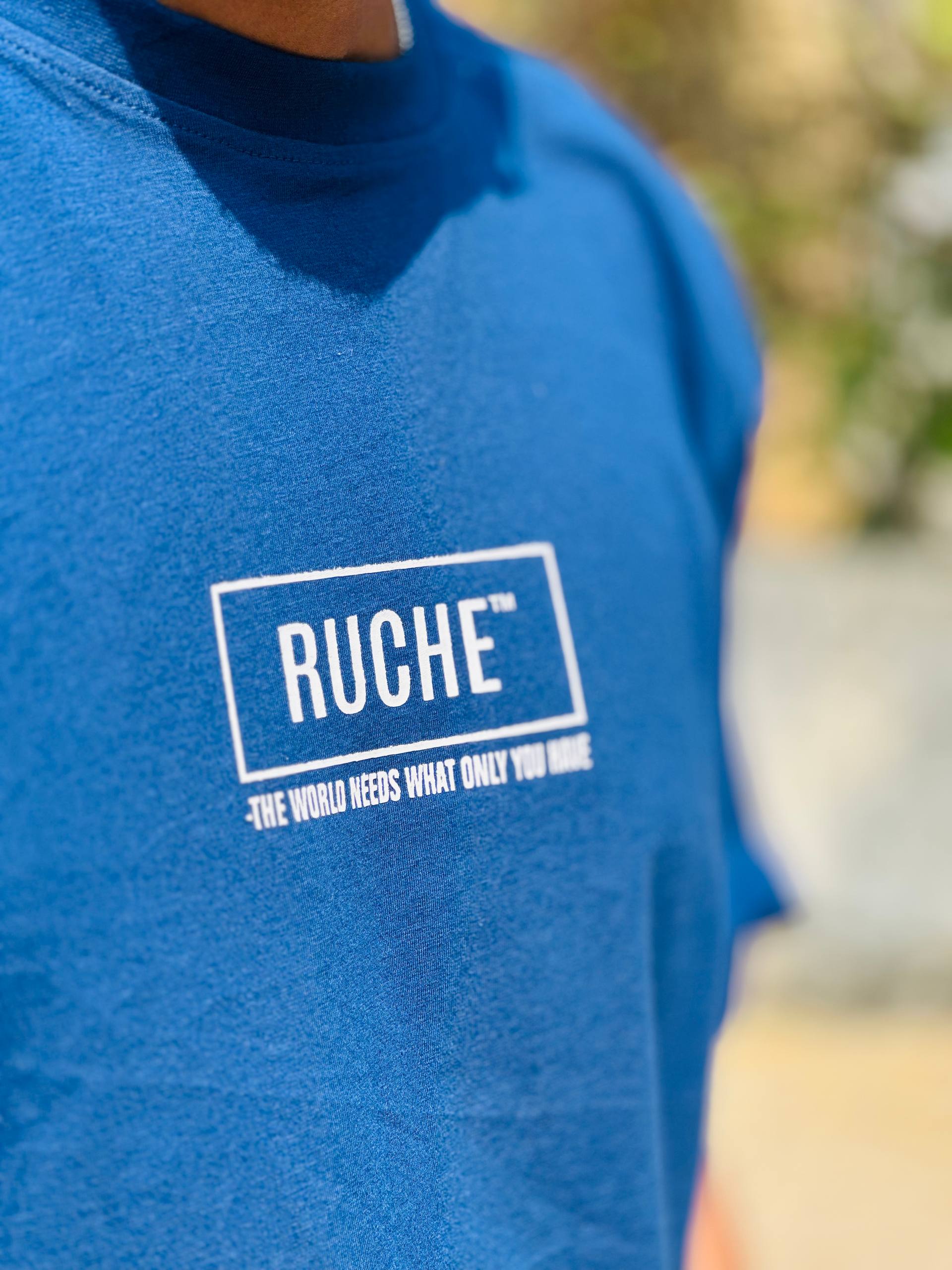 ruche classic logo tee – royal blue ruche classic logo tee – royal blue